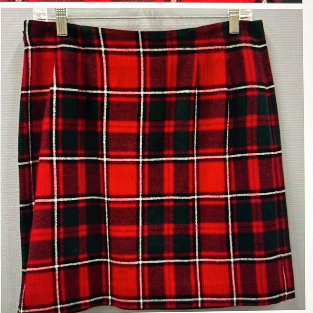 100% Virgin Wool Size 12 Petite Pendleton Skirt - image 3